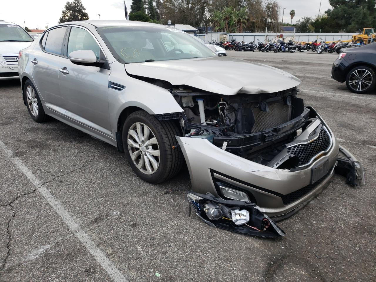 KIA OPTIMA EX 2015 with VIN 5XXGN4A76FG407248 - Photo from auction