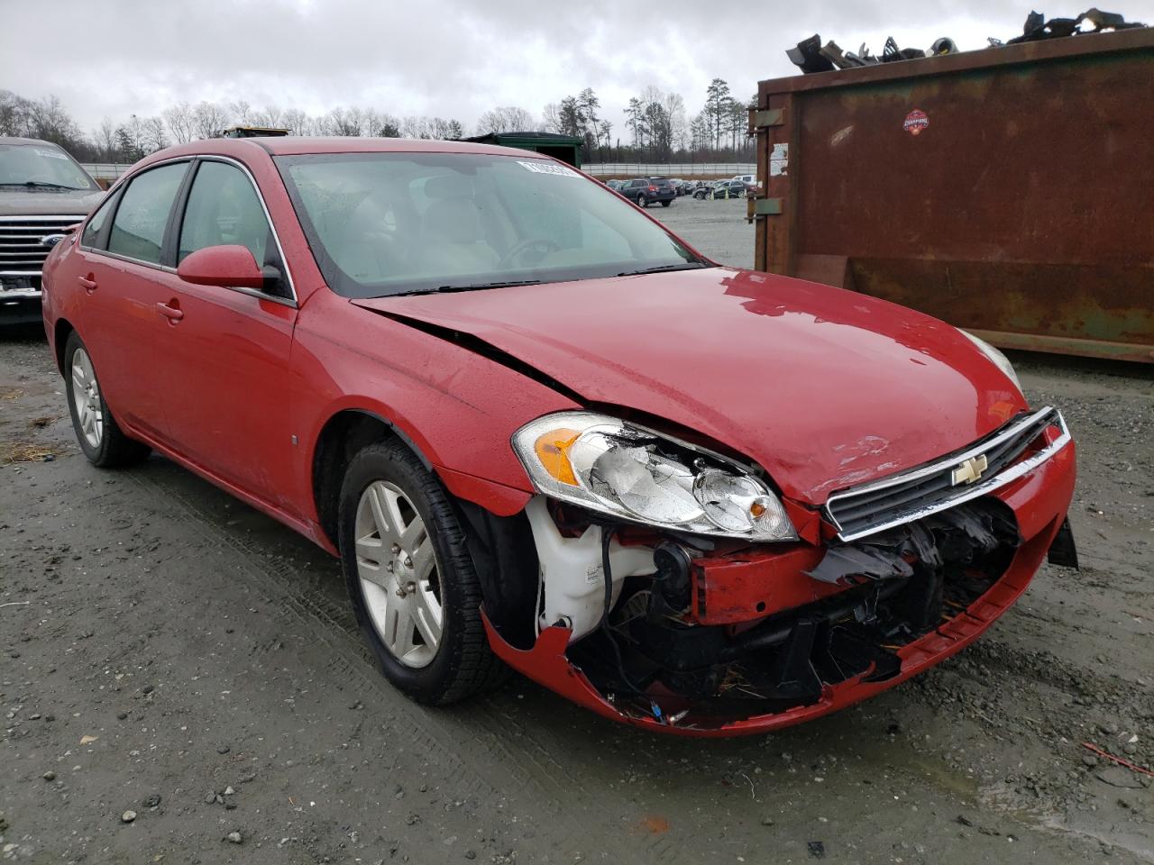 CHEVROLET IMPALA LT 2008 with VIN 2G1WC583081285224 - Photo from auction