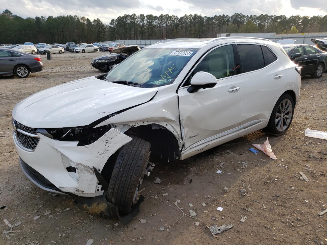 Photo 2 from auction – 2021 BUICK ENVISION A with VIN LRBFZRR40MD164646
