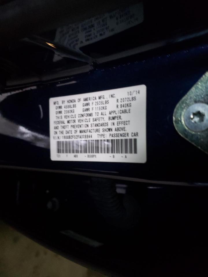 Photo 10 from auction – 2015 ACURA TLX TECH with VIN 19UUB2F52FA009944