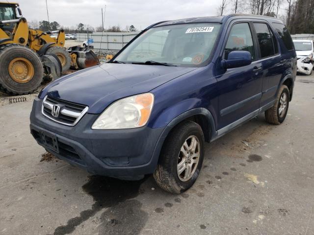 Photo 2 from auction – 2002 HONDA CR-V EX with VIN JHLRD78802C074148