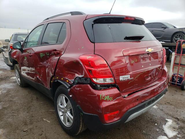 Photo 3 from auction – 2021 CHEVROLET TRAX 1LT with VIN KL7CJPSB8MB320689