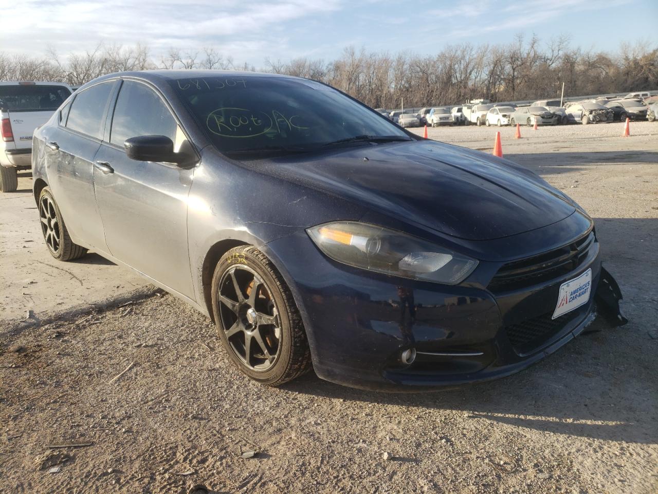 DODGE DART SXT 2014 with VIN 1C3CDFBBXED681307 - Photo from auction