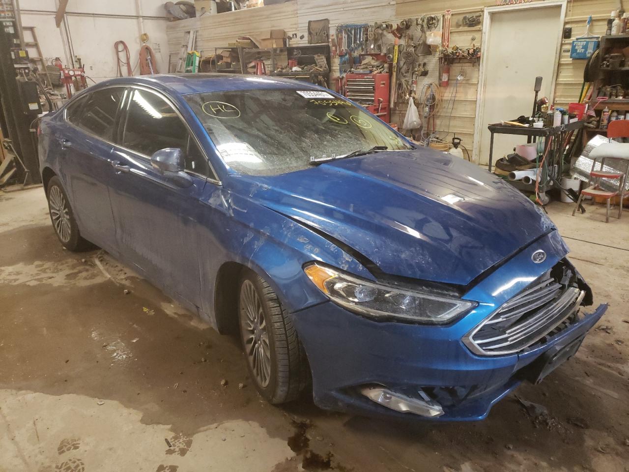 FORD FUSION 2017 with VIN 3FA6P0HD7HR167230 - Photo from auction