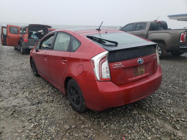 Photo 3 from auction – 2012 TOYOTA PRIUS with VIN JTDKN3DUXC1523758
