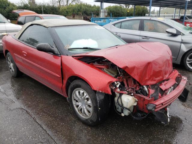 CHRYSLER SEBRING LX 2004 with VIN 1C3EL45XX4N413681 - Photo from auction