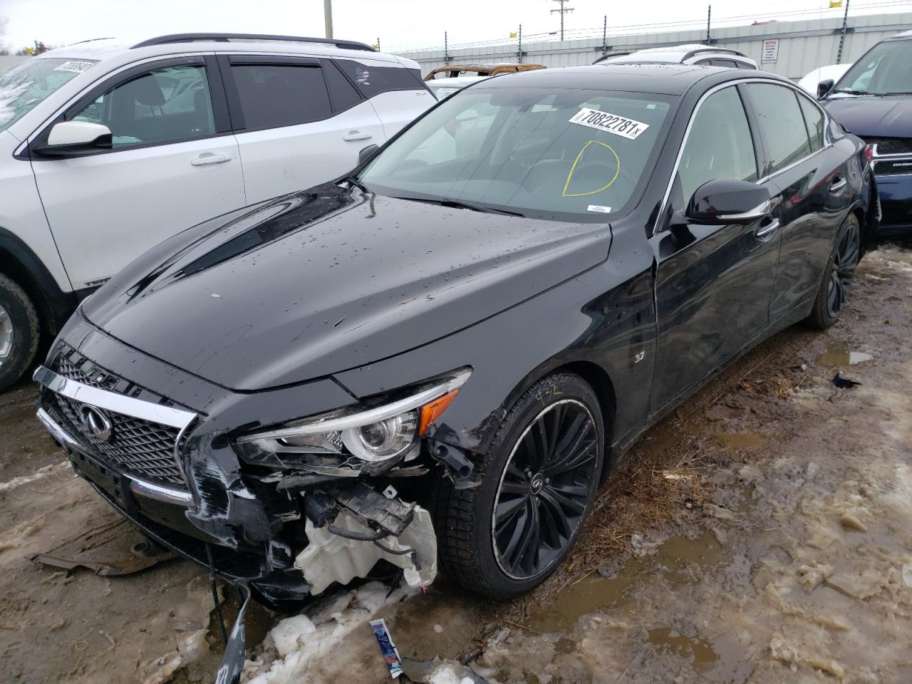 Photo 2 from auction – 2014 INFINITI Q50 BASE with VIN JN1BV7AR0EM696247