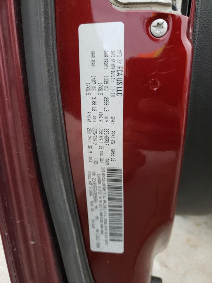 Photo 10 from auction – 2019 DODGE GRAND CARA with VIN 2C4RDGEG1KR594603
