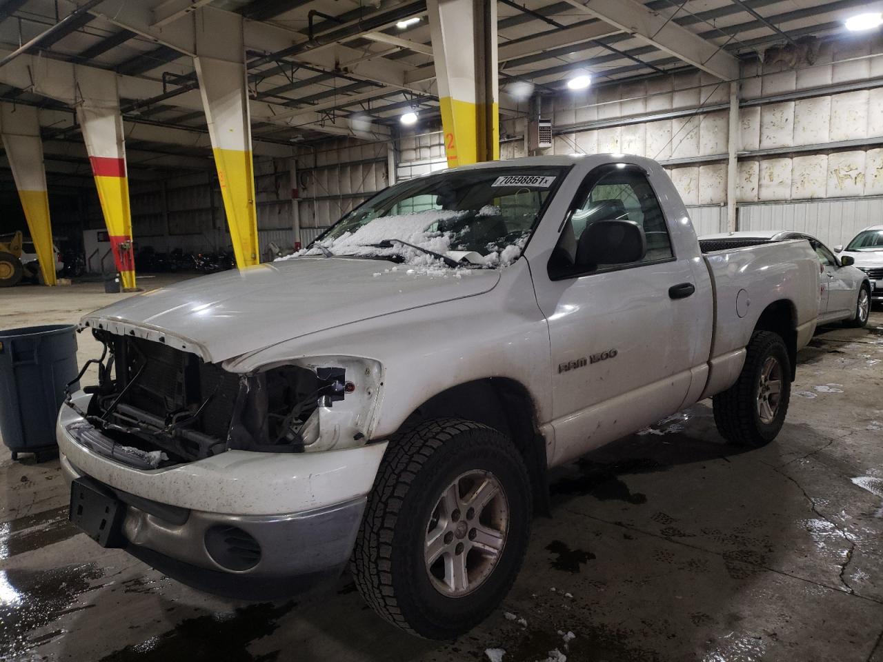 Photo 2 from auction – 2007 DODGE RAM 1500 S with VIN 1D7HU16N87J512213