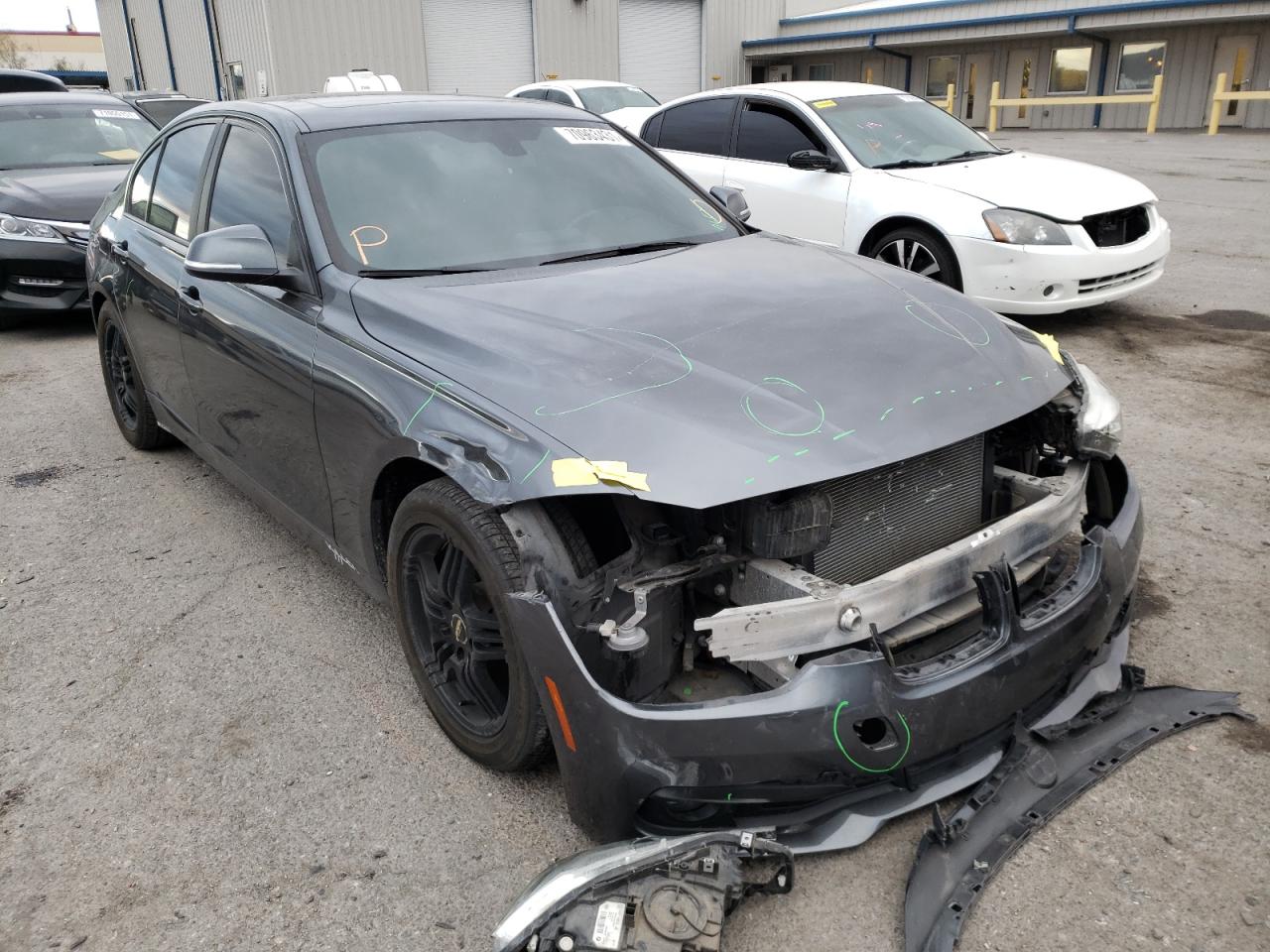 BMW 320 I 2017 with VIN WBA8A9C57HK620384 - Photo from auction