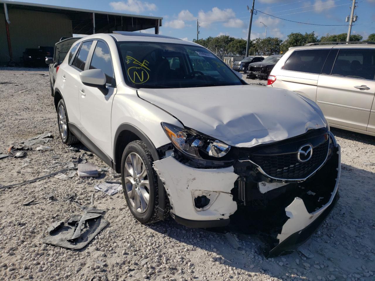 MAZDA CX-5 GT 2013 with VIN JM3KE2DE3D0102708 - Photo from auction