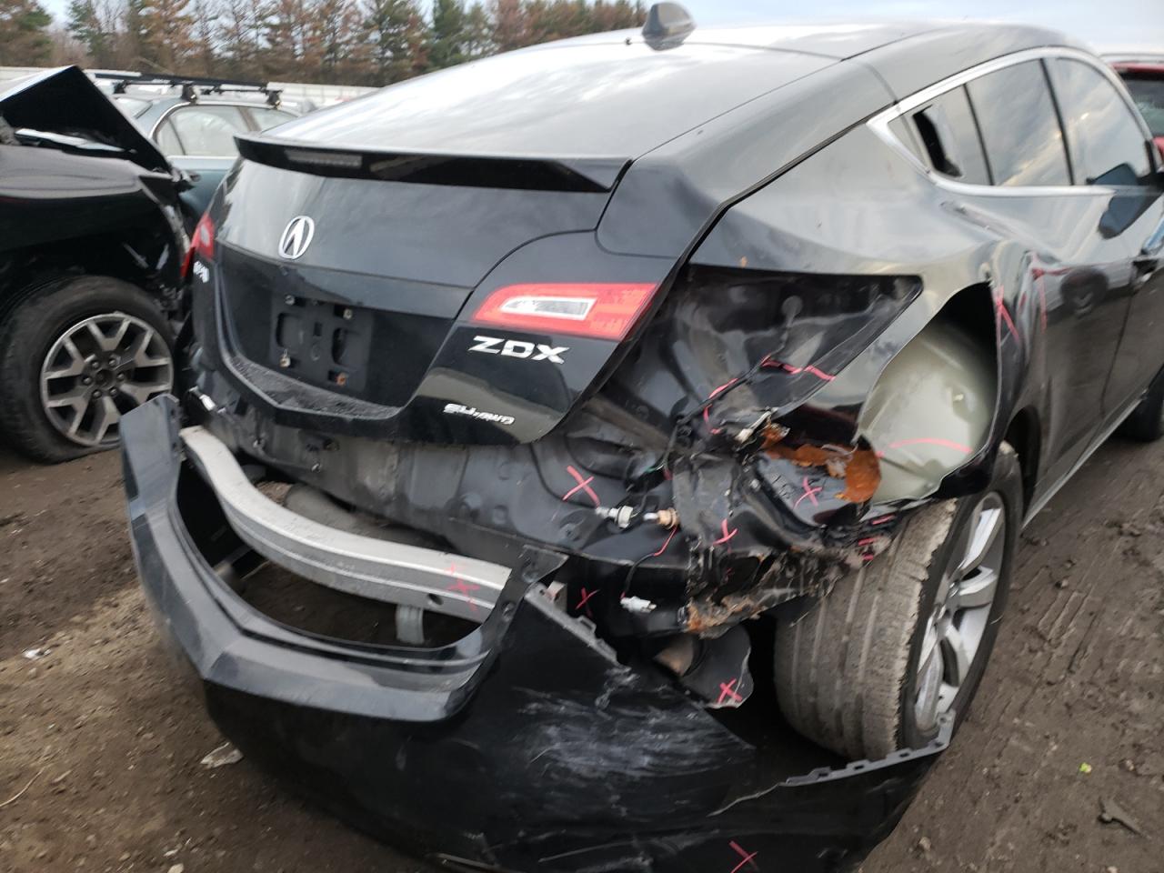 Photo 9 from auction – 2012 ACURA ZDX TECHNO with VIN 2HNYB1H4XCH500042