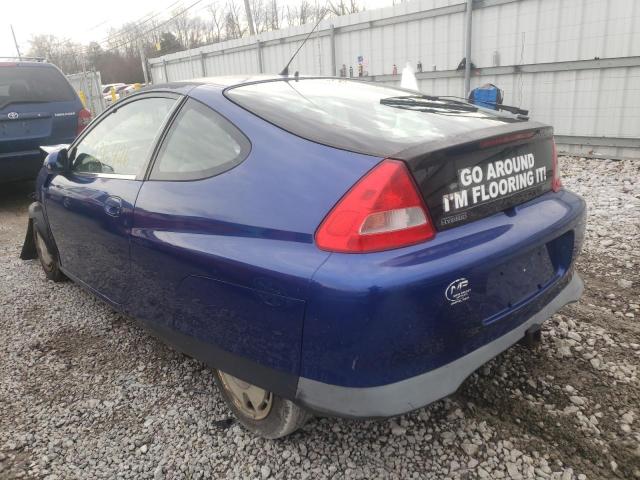 Photo 3 from auction – 2001 HONDA INSIGHT with VIN JHMZE13561T000847