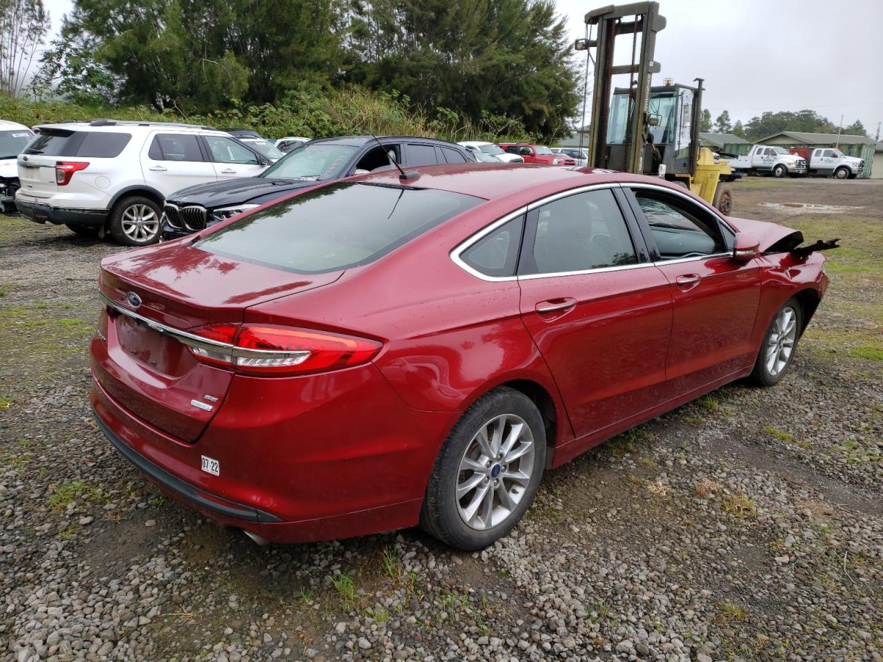 Photo 4 from auction – 2017 FORD FUSION SE with VIN 3FA6P0HDXHR336351