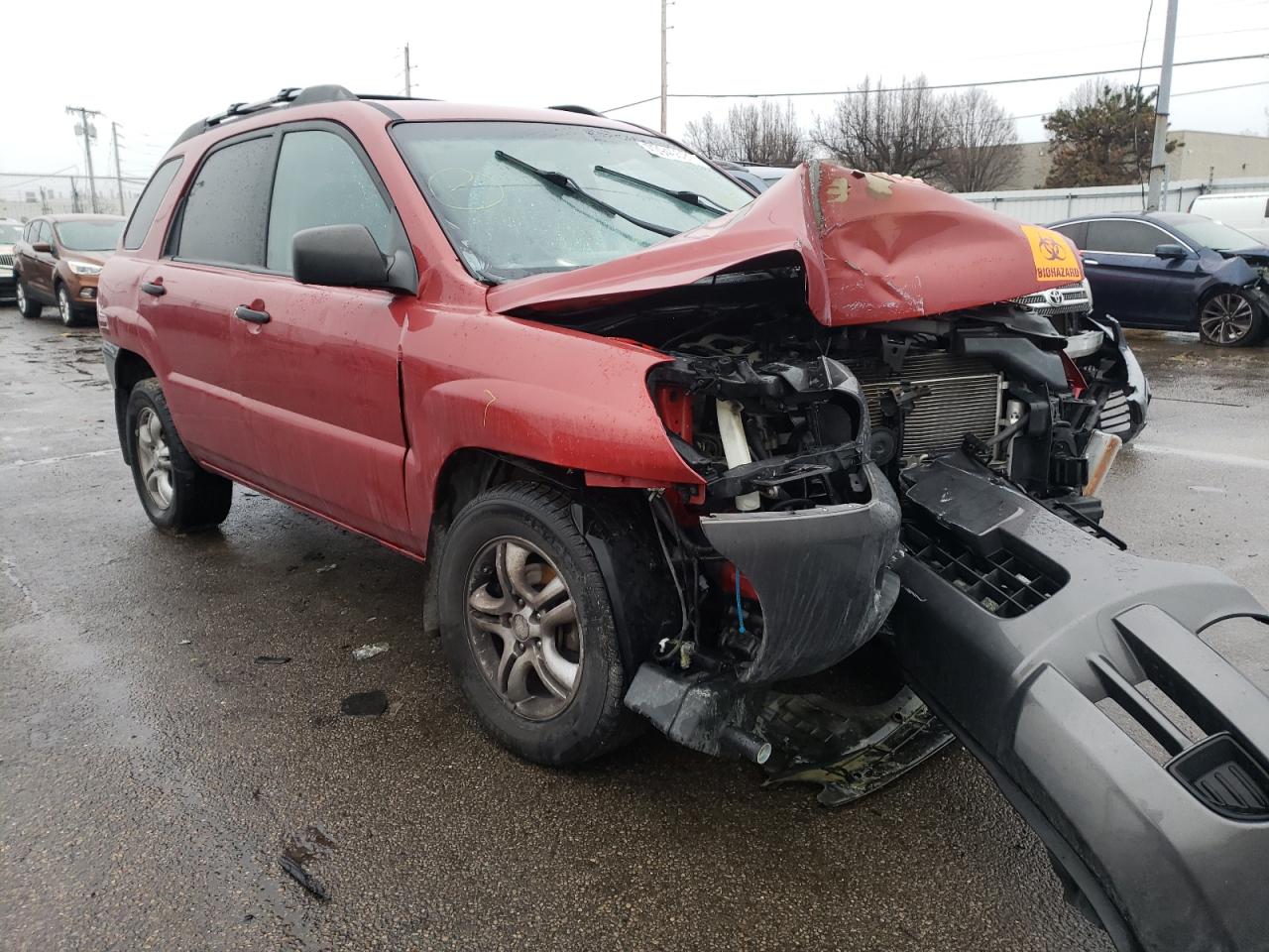 Photo 1 from auction – 2008 KIA SPORTAGE E with VIN KNDJE723187542717