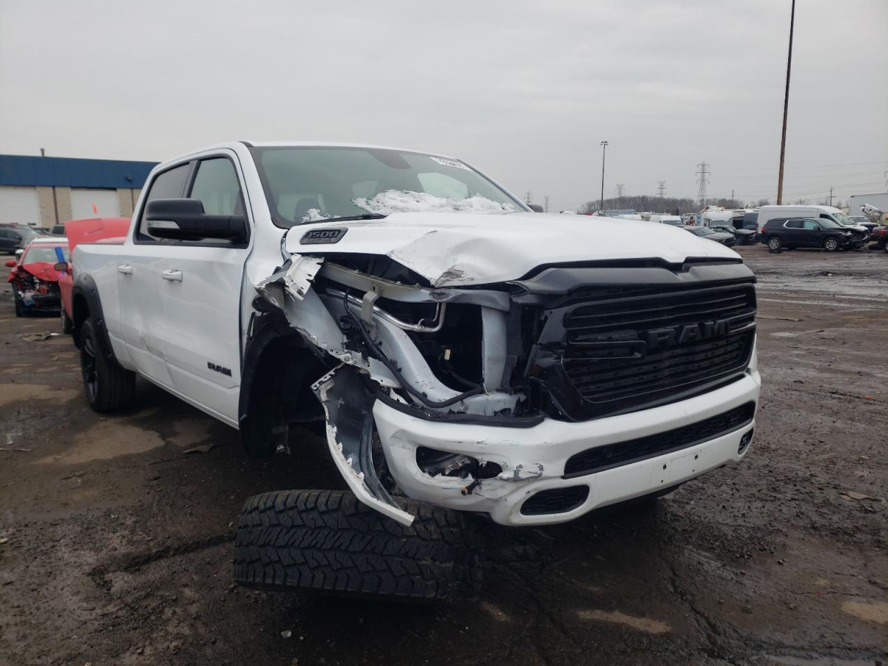 Photo 1 from auction – 2021 RAM 1500 BIG H with VIN 1C6SRFMT7MN547353