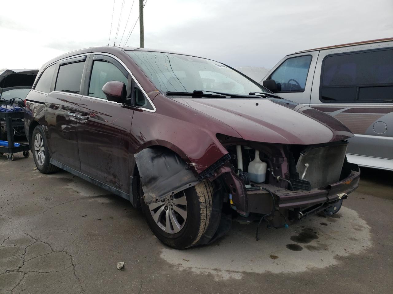 Photo 1 from auction – 2014 HONDA ODYSSEY EX with VIN 5FNRL5H67EB135747