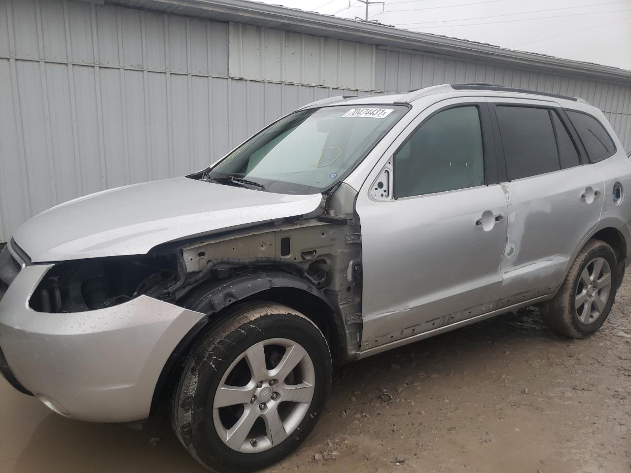 Photo 9 from auction – 2007 HYUNDAI SANTA FE S with VIN 5NMSH13E27H030500