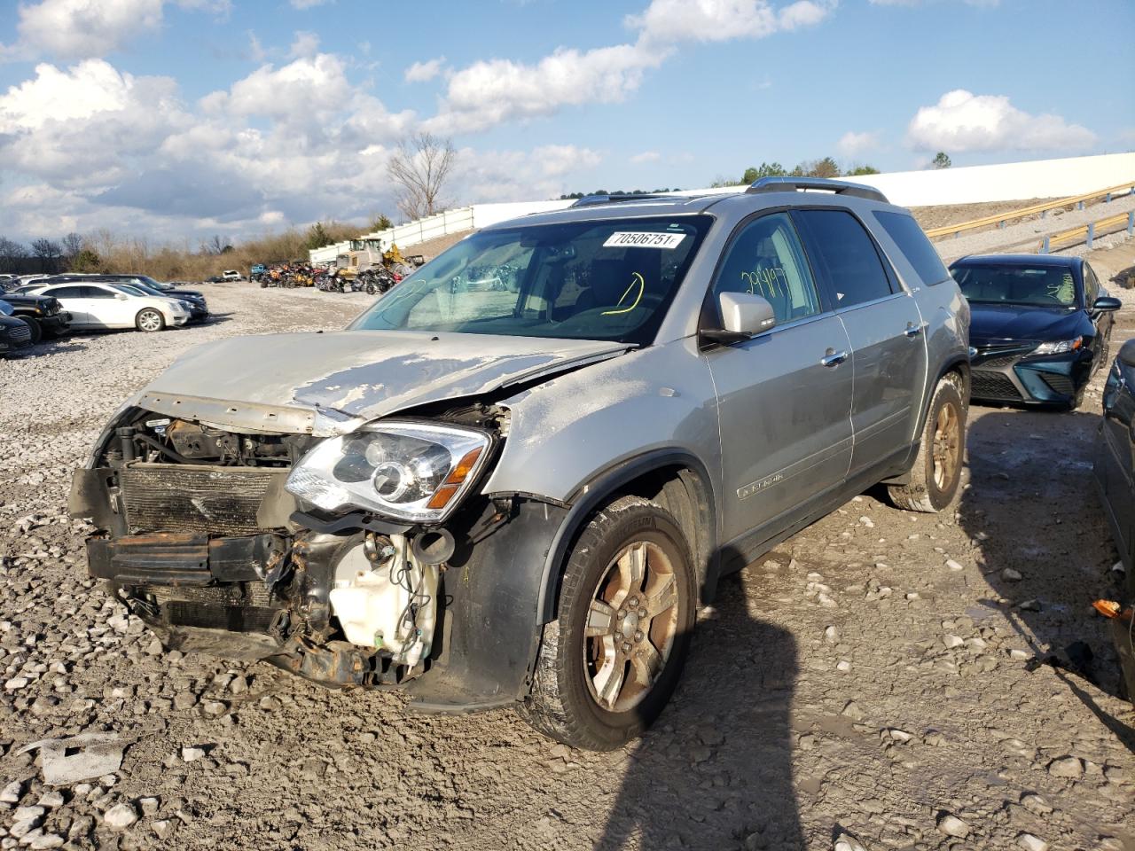 Photo 2 from auction – 2008 GMC ACADIA SLT with VIN 1GKER23778J267954