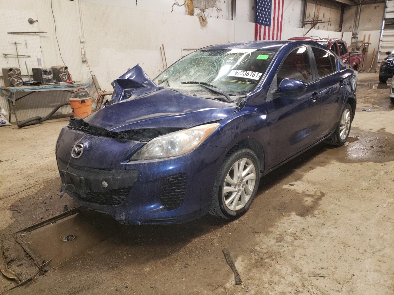 Photo 2 from auction – 2012 MAZDA 3 I with VIN JM1BL1V74C1654669