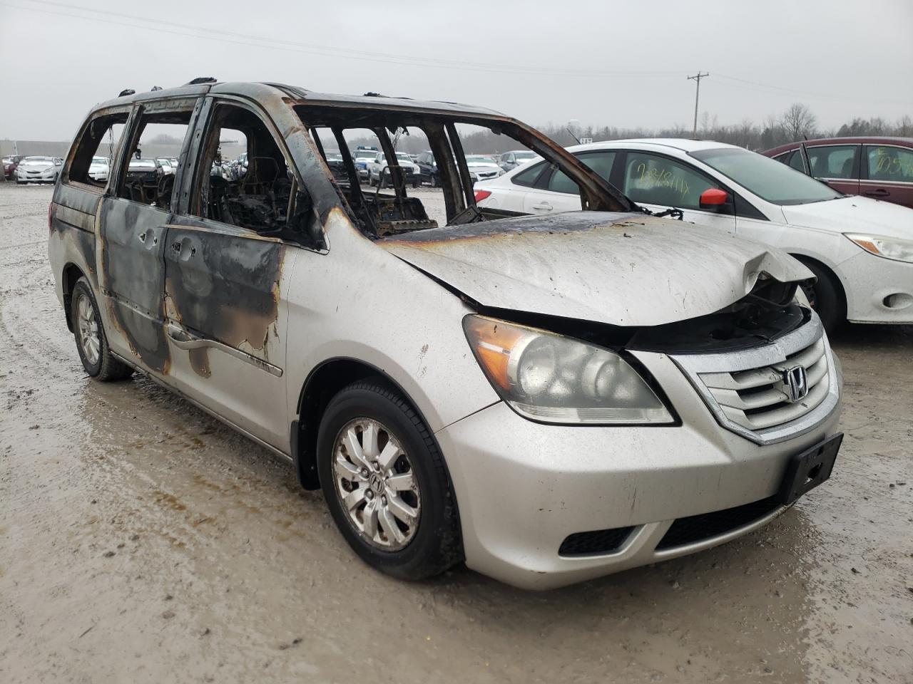 HONDA ODYSSEY EX 2008 with VIN 5FNRL386X8B403778 - Photo from auction