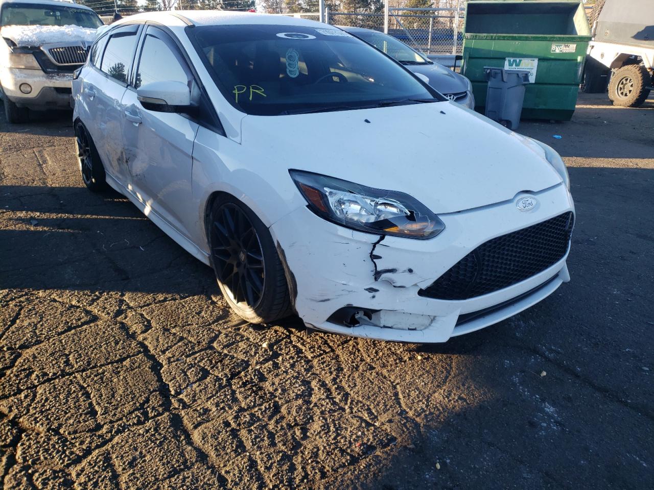 FORD FOCUS ST 2013 with VIN 1FADP3L90DL319160 - Photo from auction