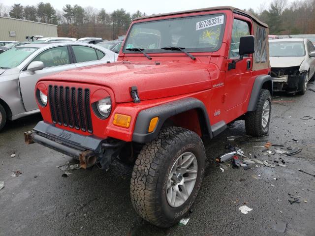 Photo 2 from auction – 1998 JEEP WRANGLER / with VIN 1J4FY29P6WP782524