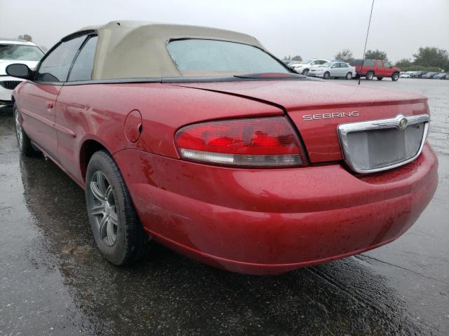 Photo 3 from auction – 2004 CHRYSLER SEBRING LX with VIN 1C3EL45XX4N413681
