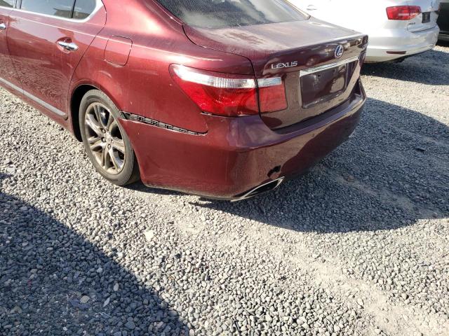 Photo 9 from auction – 2007 LEXUS LS 460L with VIN JTHGL46F675009385
