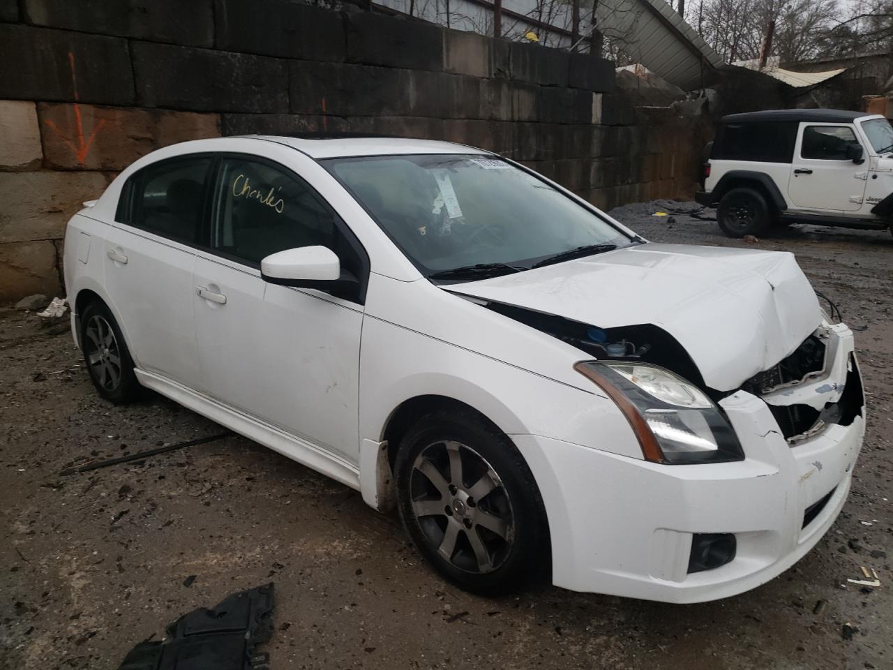 NISSAN SENTRA 2.0 2012 with VIN 3N1AB6AP1CL605331 - Photo from auction