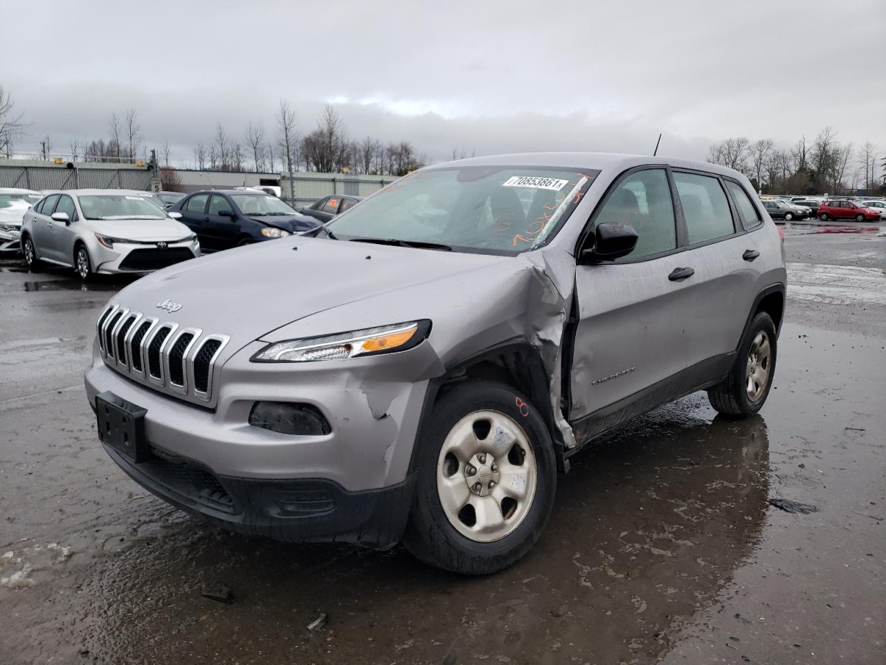 Photo 2 from auction – 2017 JEEP CHEROKEE S with VIN 1C4PJMAB3HD230204