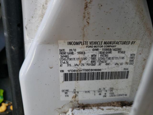Photo 10 from auction – 2011 FORD F350 SUPER with VIN 1FD8W3HT0BEB09996