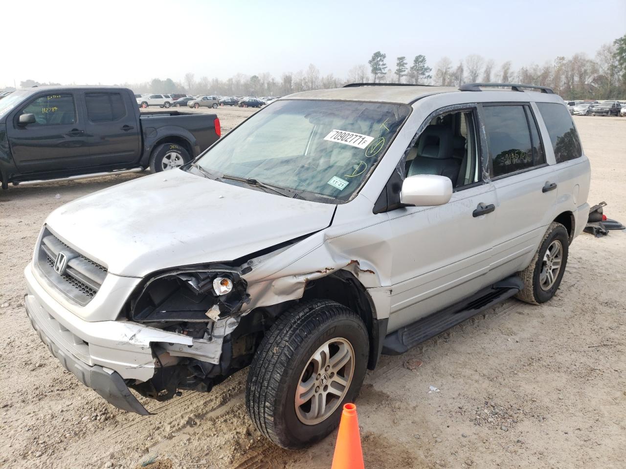 Photo 2 from auction – 2003 HONDA PILOT EXL with VIN 2HKYF18543H622194