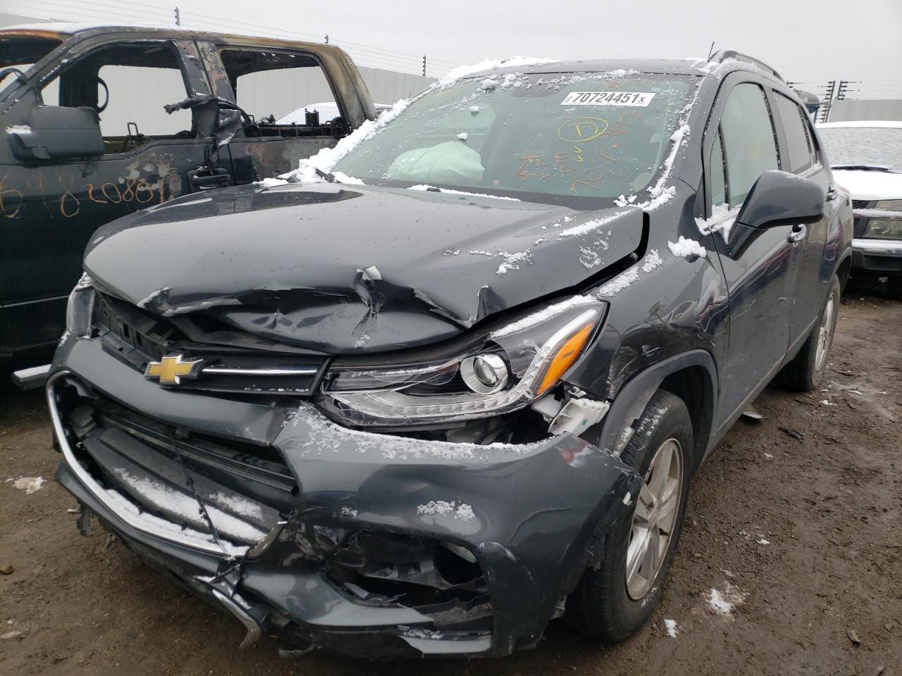Photo 2 from auction – 2017 CHEVROLET TRAX 1LT with VIN KL7CJLSB6HB191348