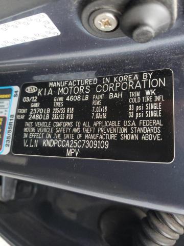 Photo 10 from auction – 2012 KIA SPORTAGE E with VIN KNDPCCA25C7309109