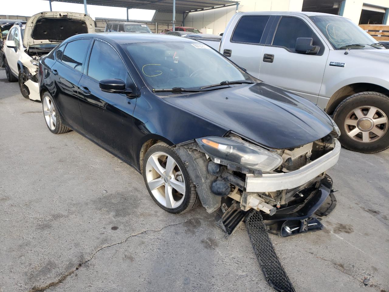 DODGE DART LIMIT 2013 with VIN 1C3CDFCB4DD341499 - Photo from auction