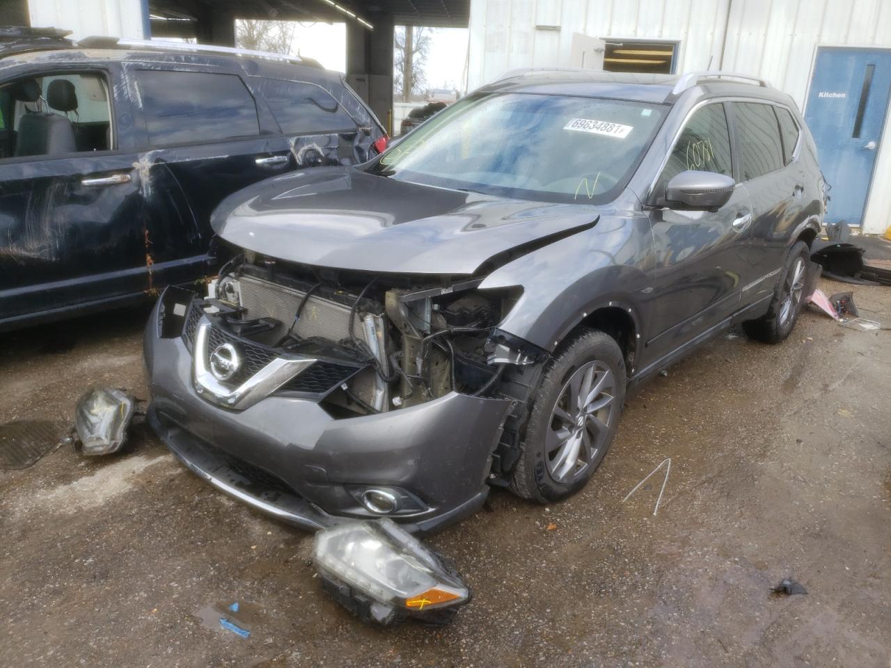 Photo 2 from auction – 2016 NISSAN ROGUE S with VIN 5N1AT2MT9GC891227