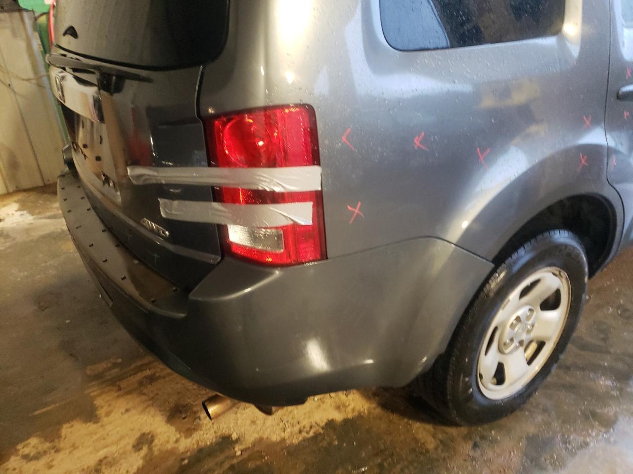 Photo 9 from auction – 2013 HONDA PILOT LX with VIN 5FNYF4H24DB050437