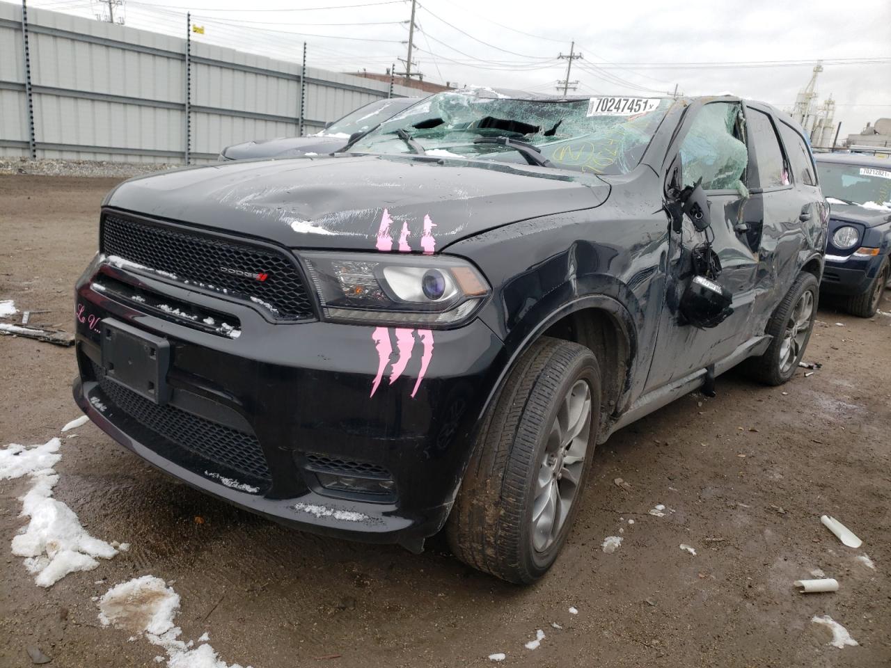 Photo 2 from auction – 2020 DODGE DURANGO GT with VIN 1C4RDJDG8LC296798
