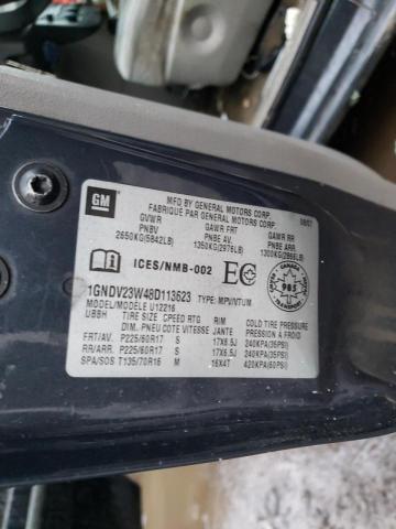 Photo 10 from auction – 2008 CHEVROLET UPLANDER L with VIN 1GNDV23W48D113623