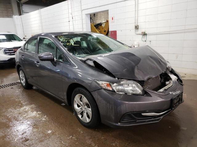 HONDA CIVIC LX 2014 with VIN 2HGFB2F58EH553079 - Photo from auction