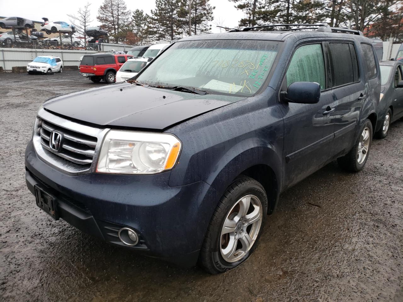 Photo 2 from auction – 2012 HONDA PILOT EXL with VIN 5FNYF4H52CB014643