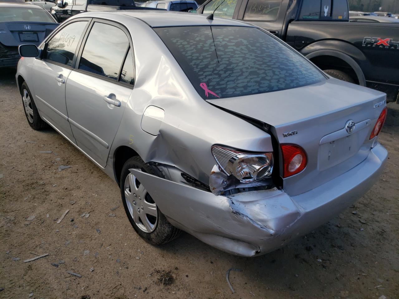 Photo 3 from auction – 2008 TOYOTA COROLLA CE with VIN 1NXBR32E78Z004751