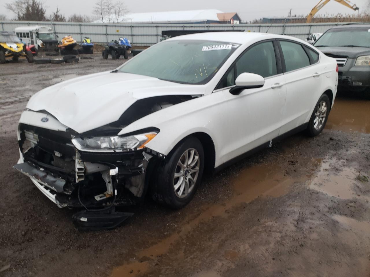 Photo 2 from auction – 2016 FORD FUSION S with VIN 3FA6P0G75GR348451