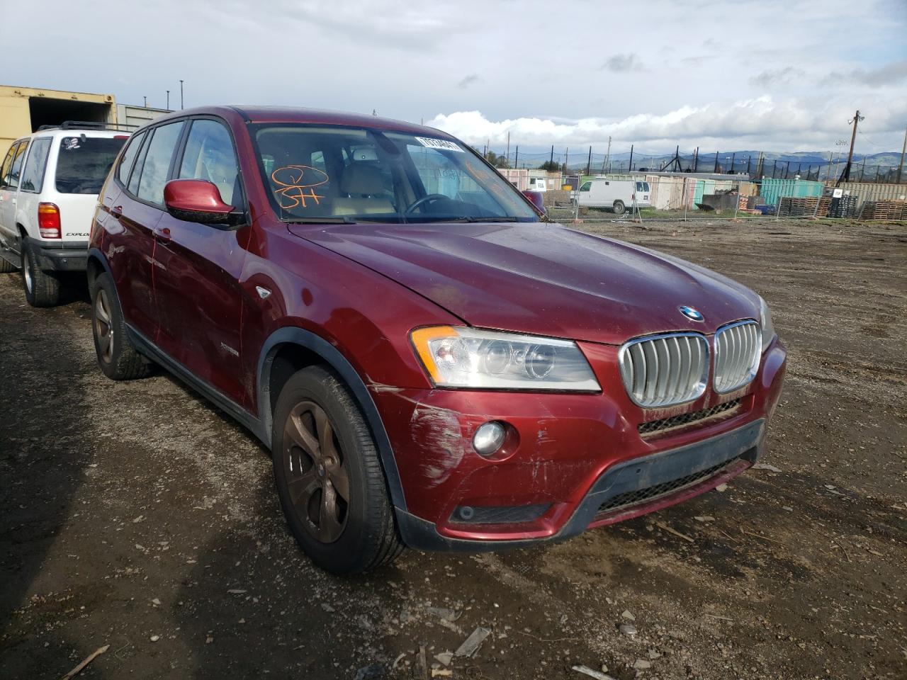 BMW X3 XDRIVE2 2011 with VIN 5UXWX5C50BL701812 - Photo from auction