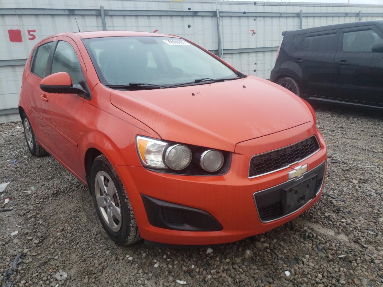 CHEVROLET SONIC 2013 with VIN 1G1JA6SH2D4108490 - Photo from auction