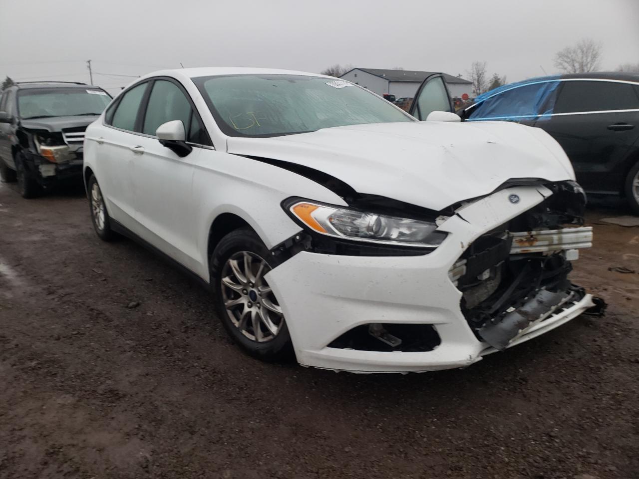 FORD FUSION S 2016 with VIN 3FA6P0G75GR348451 - Photo from auction
