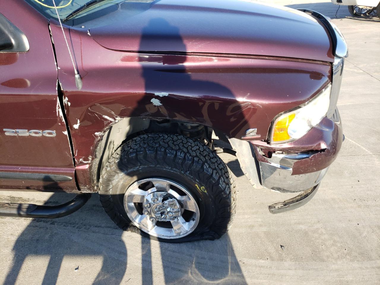 Photo 9 from auction – 2005 DODGE RAM 2500 S with VIN 3D7KS28C45G783541