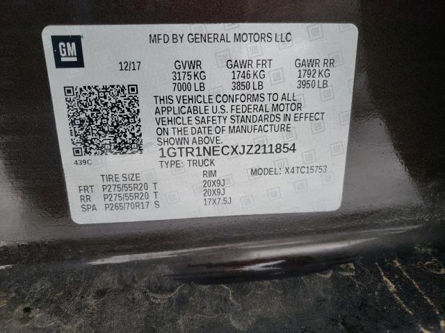 Photo 10 from auction – 2018 GMC SIERRA C15 with VIN 1GTR1NECXJZ211854