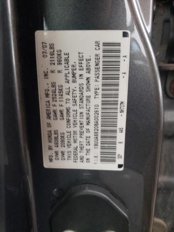 Photo 10 from auction – 2008 ACURA TL with VIN 19UUA66208A002610